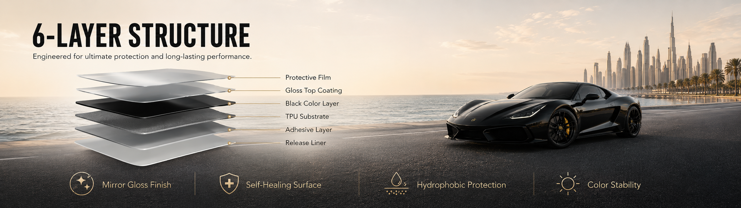 Black Glossy PPF